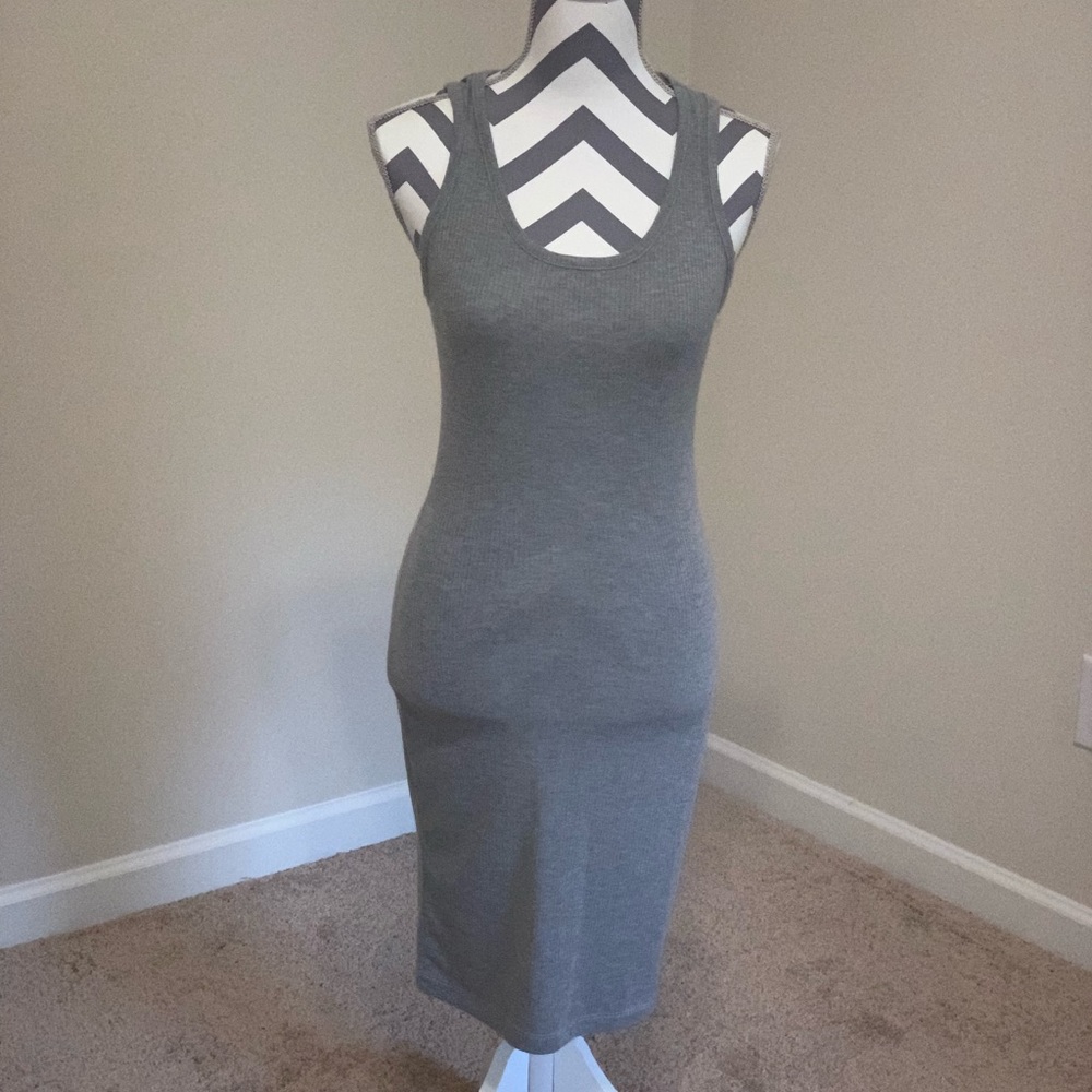 Grey tank dress